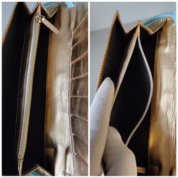 GUCCI GG Fabric Metal Bar Long Wallet - Picture 7 of 8